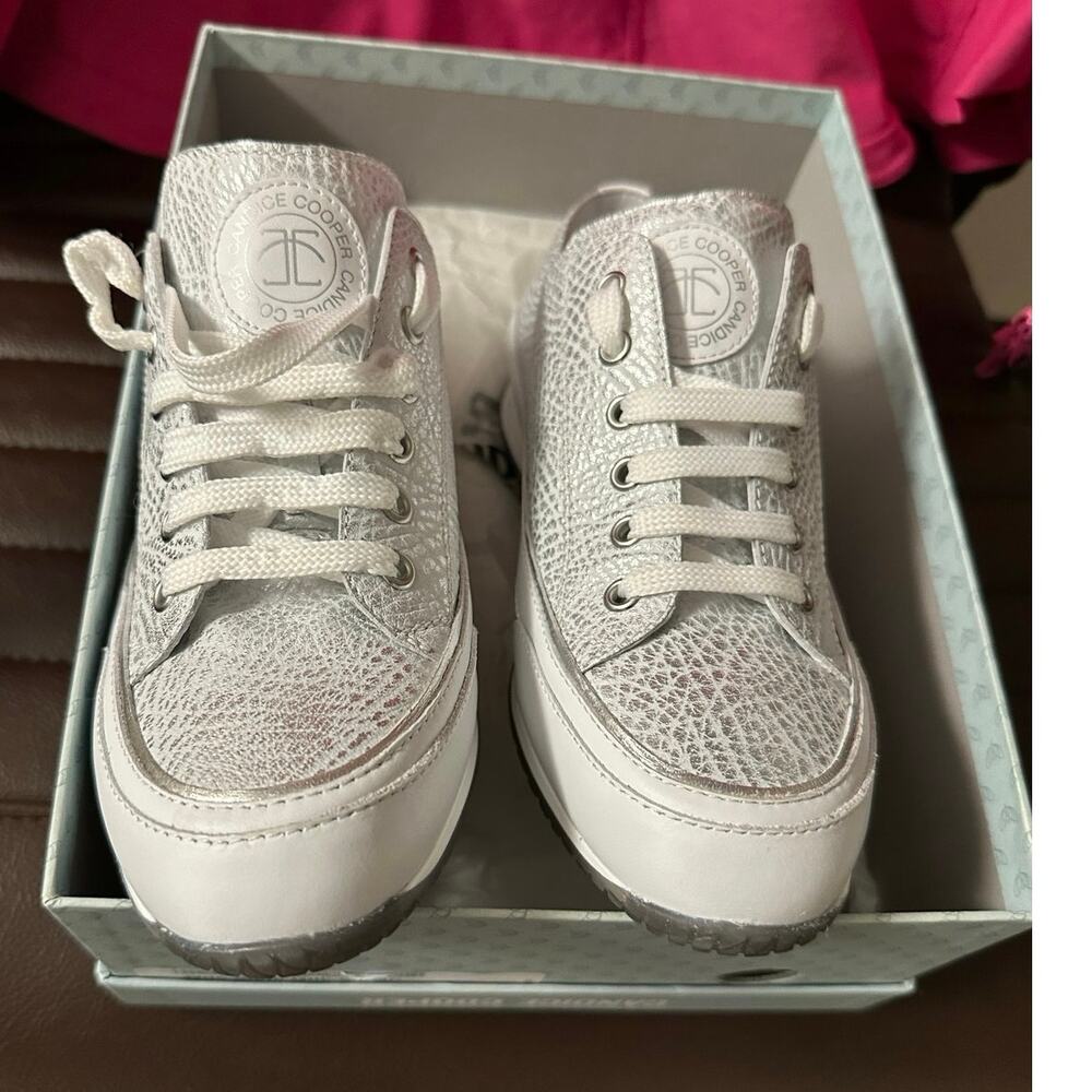 CANDICE COOPER JANIS STRIP CHIC S WMN
 Sz 7.5 - NEW W/ BOX - Picture 2 of 9